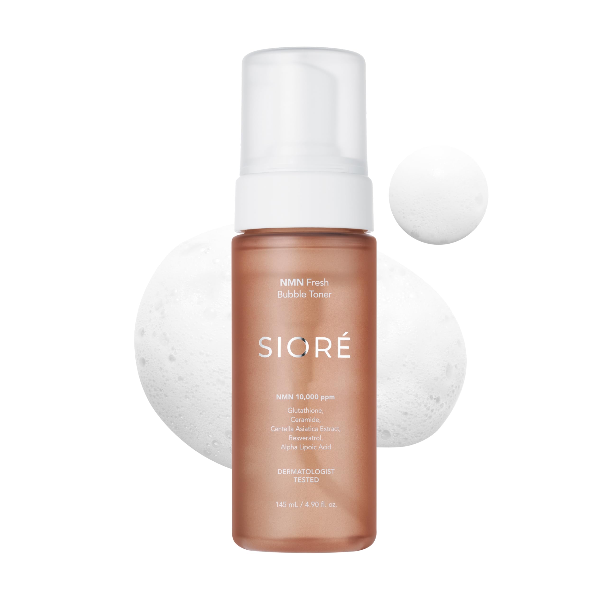 SIORÉ front packaging bottle showing product and benefits