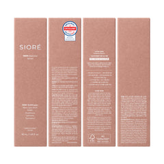 SIORÉ serum under sunscreen in morning routine, signals compatibility with SPF