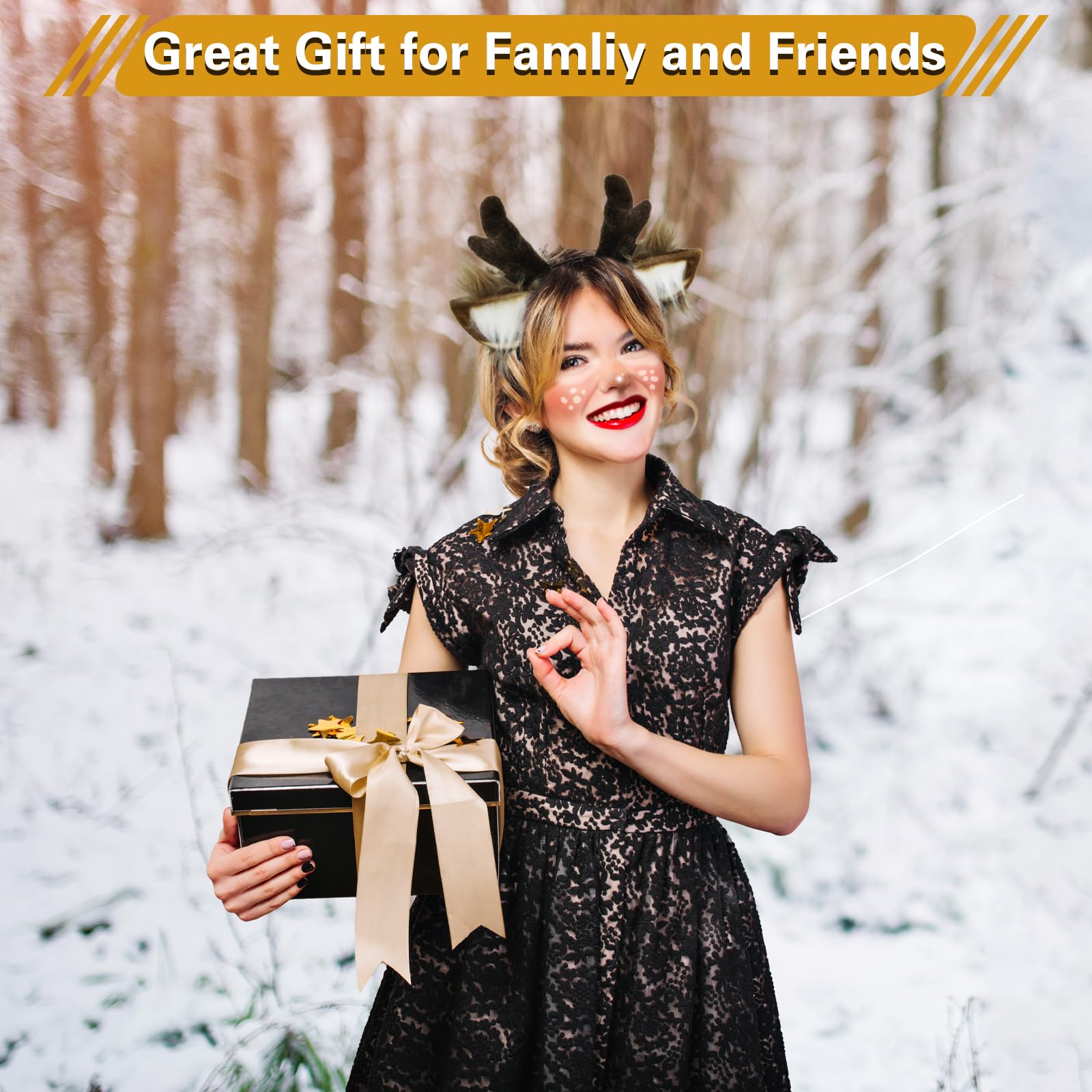 SIOTMERA headband worn at a party setting for fun photos benefit social-ready accessory