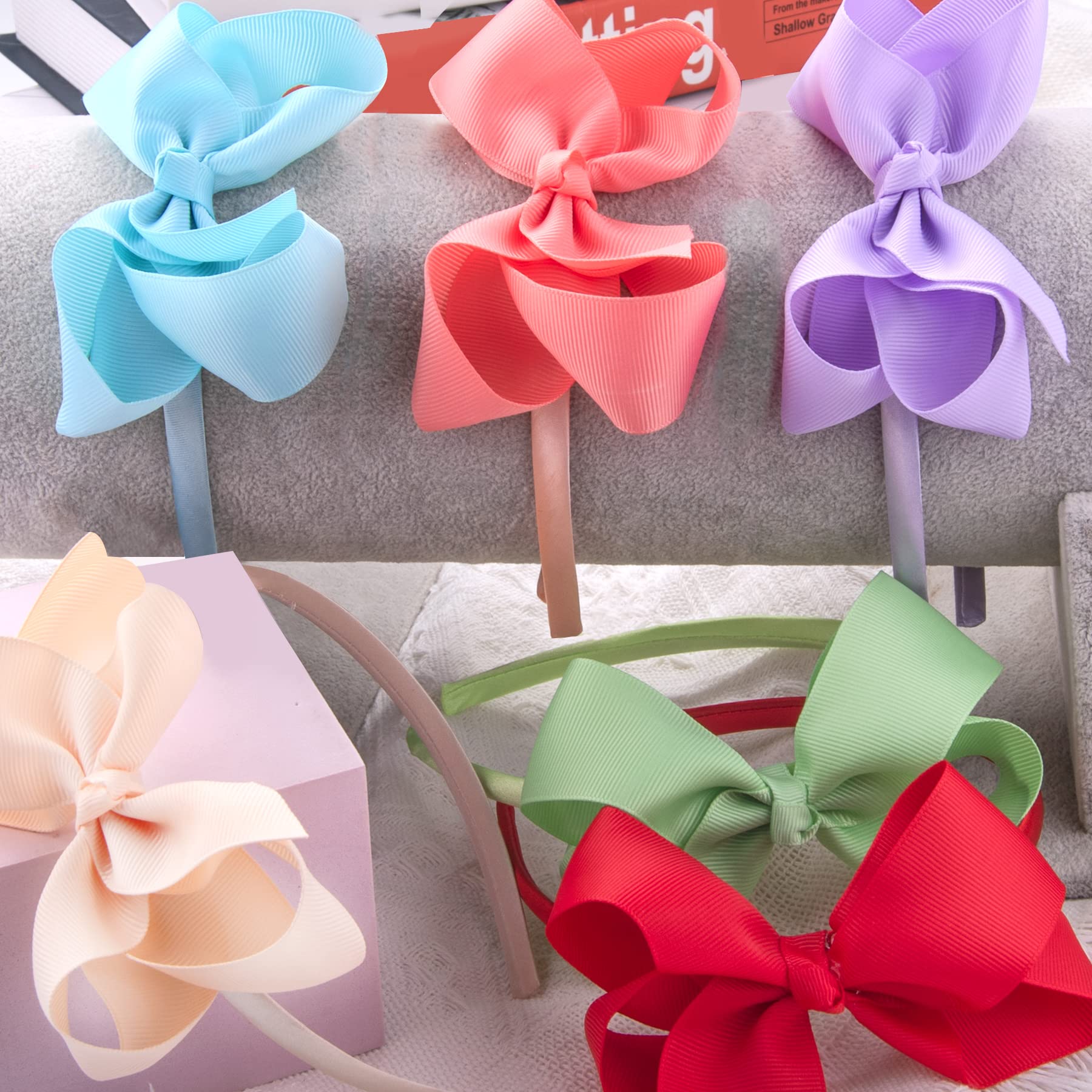 SIQUK flat layout of all bows displays color selection clearly