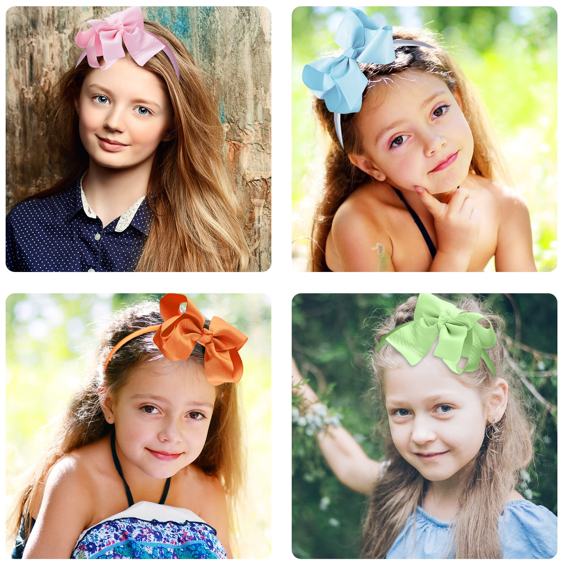 SIQUK girl wearing headband outdoors shows playful, durable use