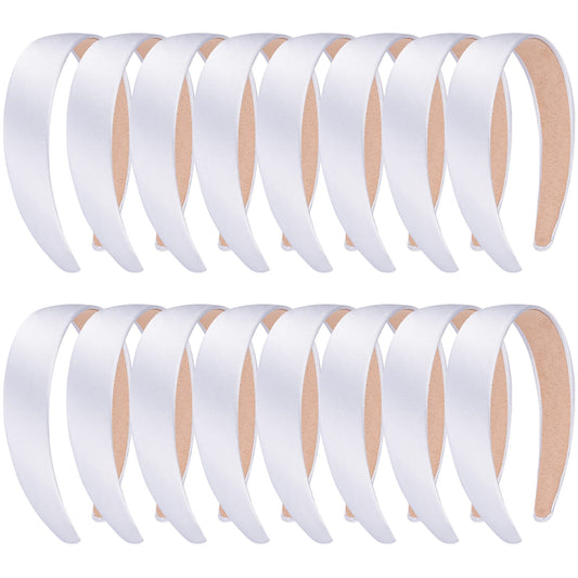 SIQUK white headbands front pack showcasing quantity and clean design