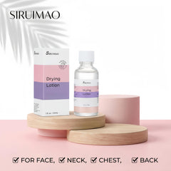 SIRUIMAO label ingredients closeup showing calamine and tea tree oil info