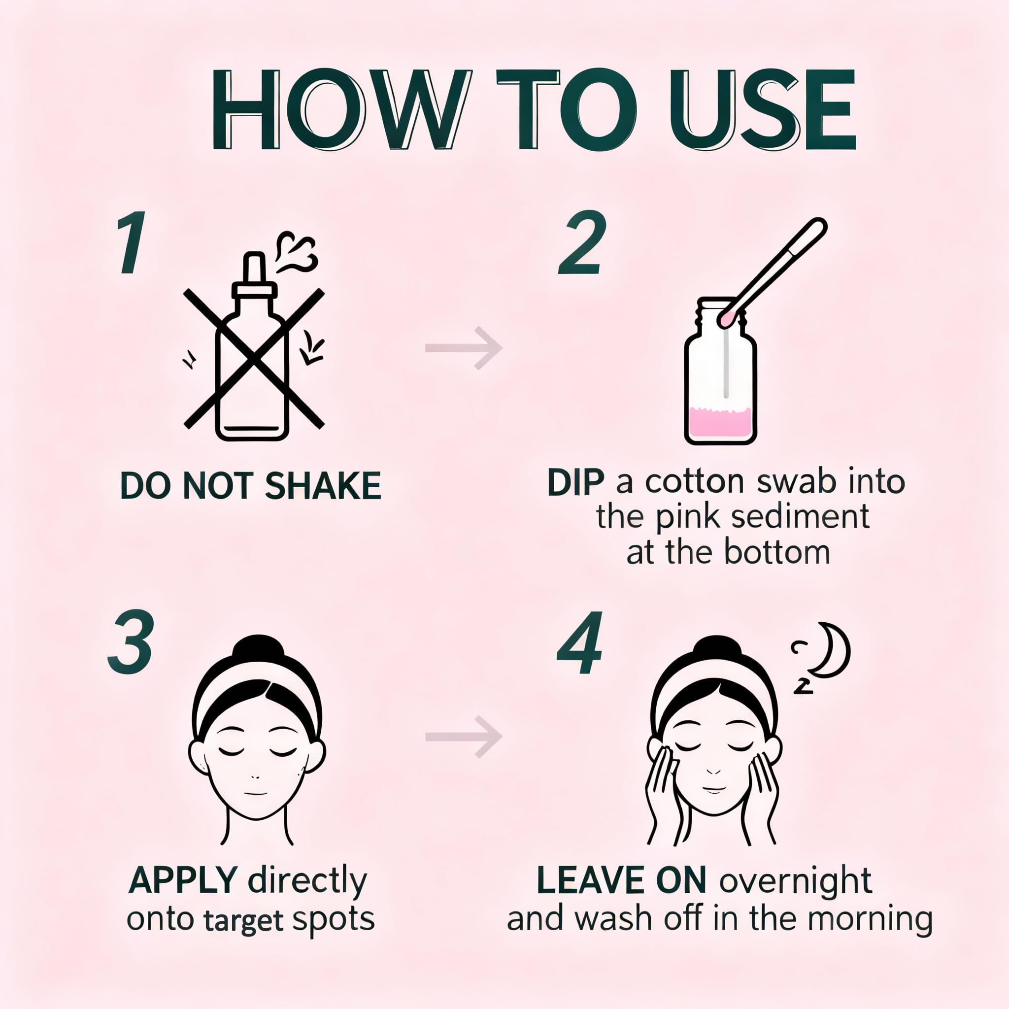 SIRUIMAO on nightstand lifestyle image suggesting overnight spot care routine