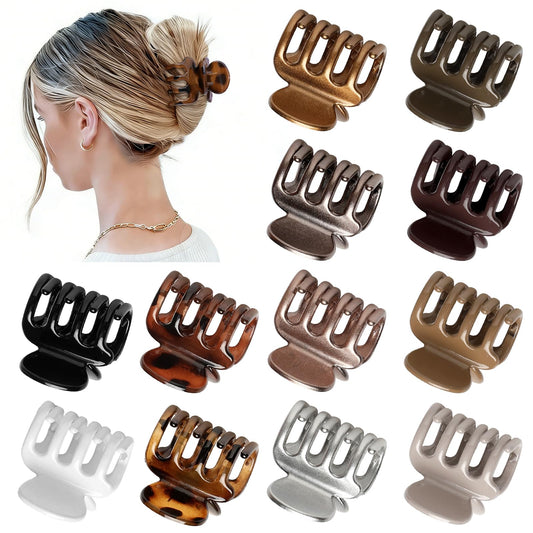 Sisiaipu twelve-color array laid flat showing gloss, leopard and metallic shades for styling options