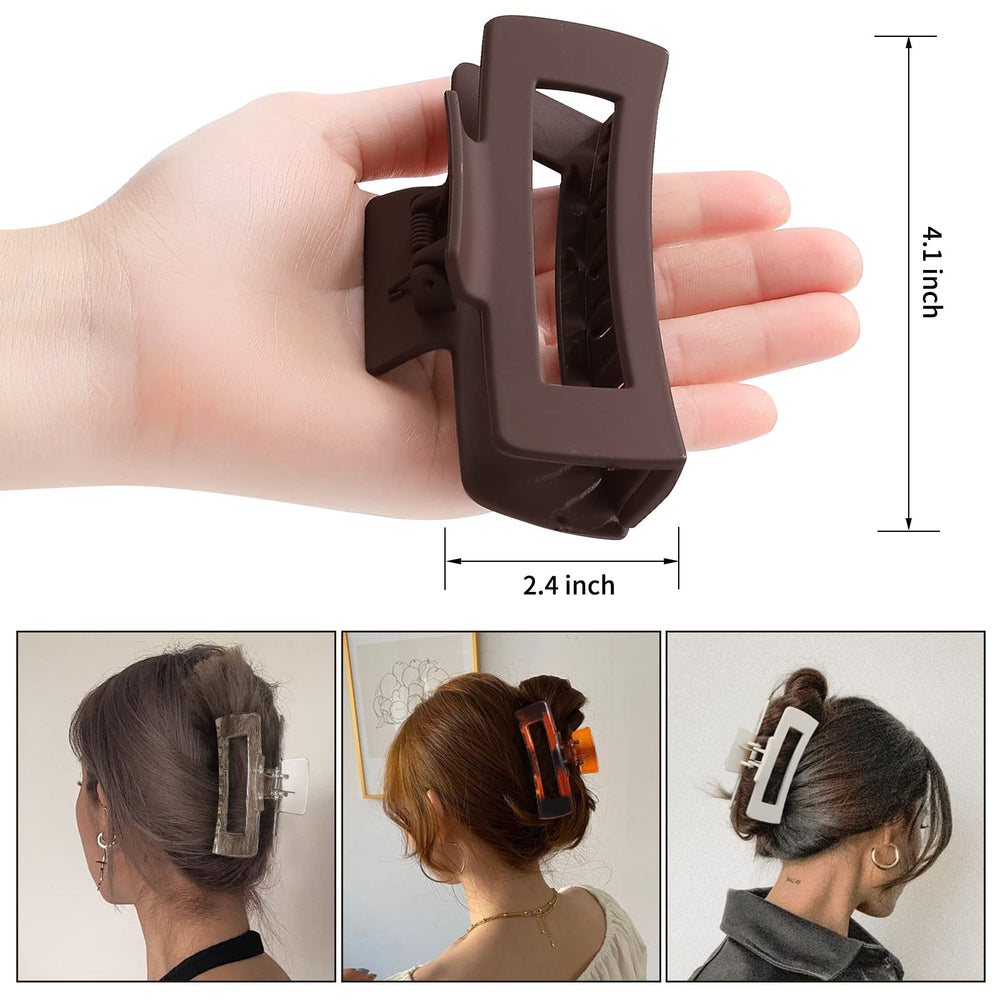 Sisiaipu clip securing thick hair demonstrating reliable hold benefit