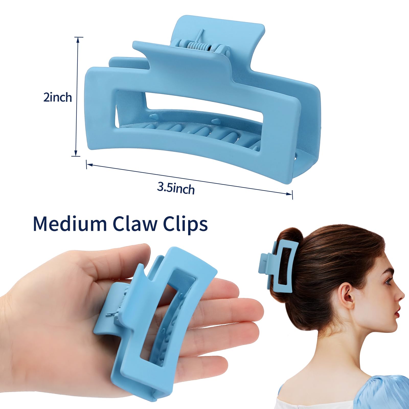 Sisiaipu clip securing hair in a half-up style for effortless styling
