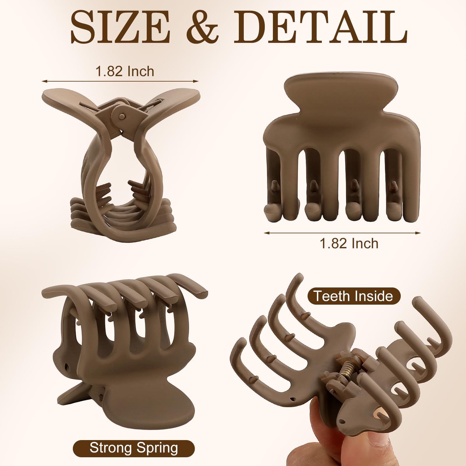 Sisiaipu clip holding half-up hairstyle demonstrating secure comfortable grip
