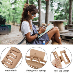 Sisiaipu clips held in hand for scale showing compact 3.5-inch size and portability