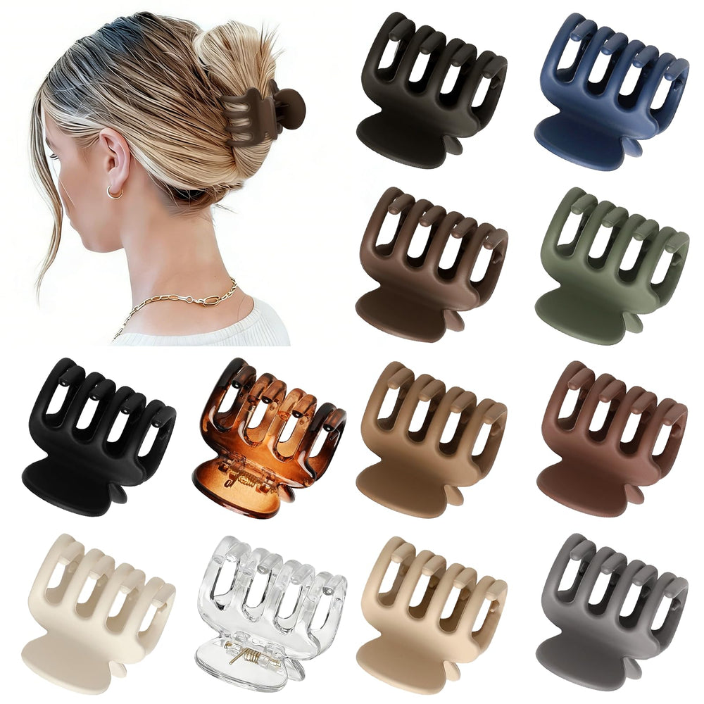 Sisiaipu colorful array of 12 clips offering outfit-matching versatility