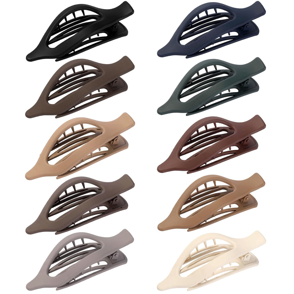 Sisiaipu color array of ten clips displayed, easy outfit-matching benefit
