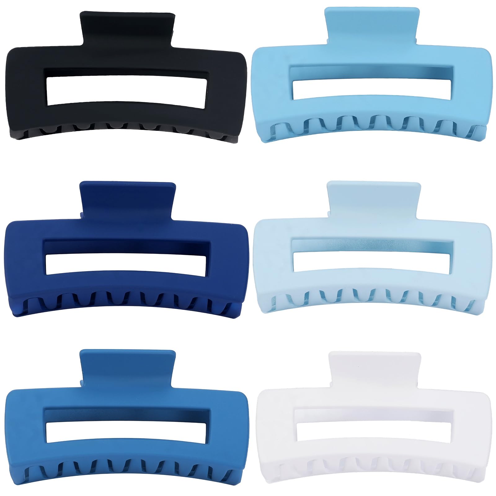 Sisiaipu flat lay of six clips displaying color variety and styling options