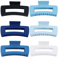 Sisiaipu flat lay of six clips displaying color variety and styling options