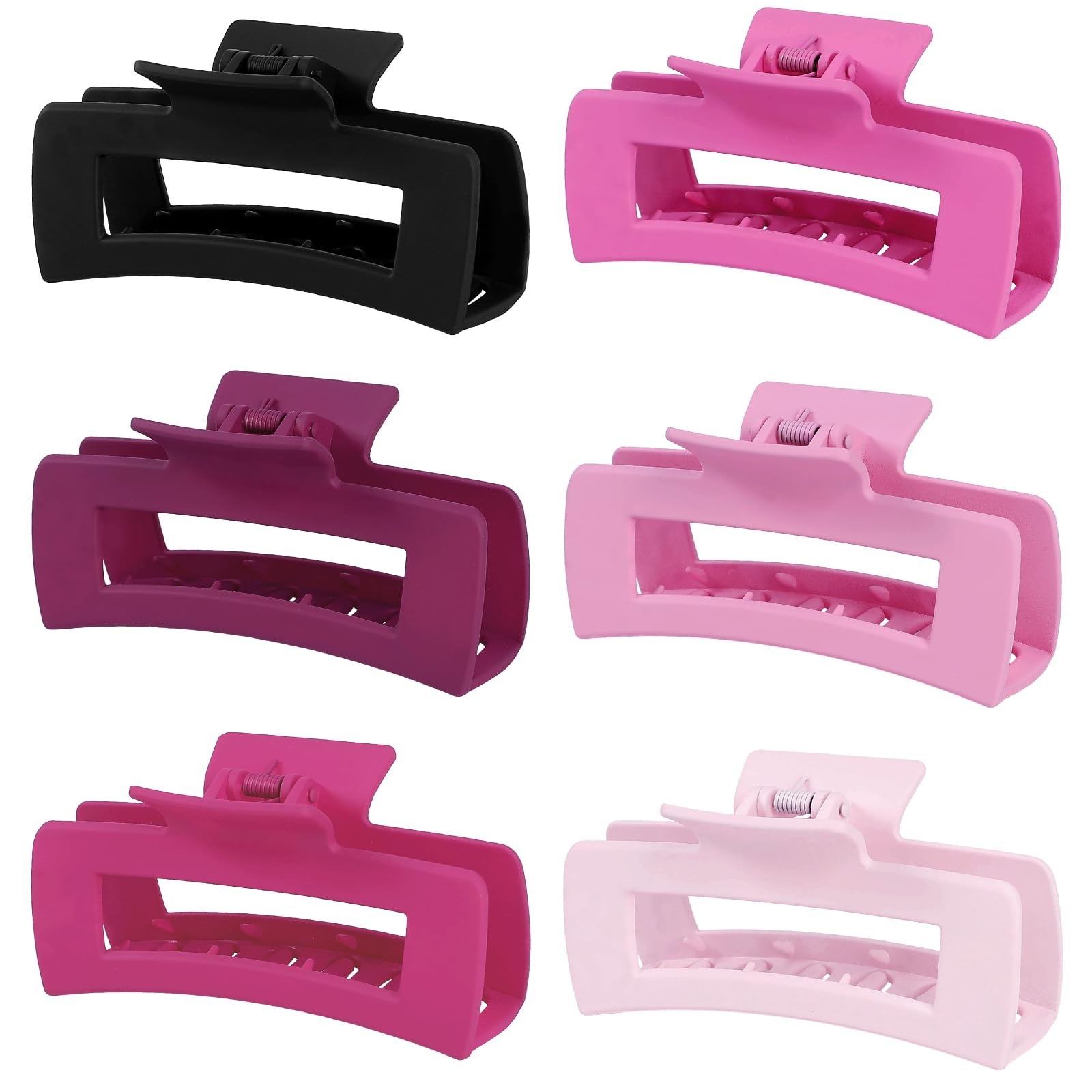 Sisiaipu front view of six-pack clips showing colors and packaging benefit secure storage