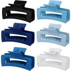 Sisiaipu front view of six-pack blue mix clips showing colors and shape