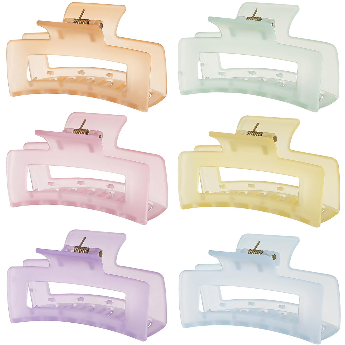 Sisiaipu front packaging showing six pastel clips, easy outfit coordination benefit