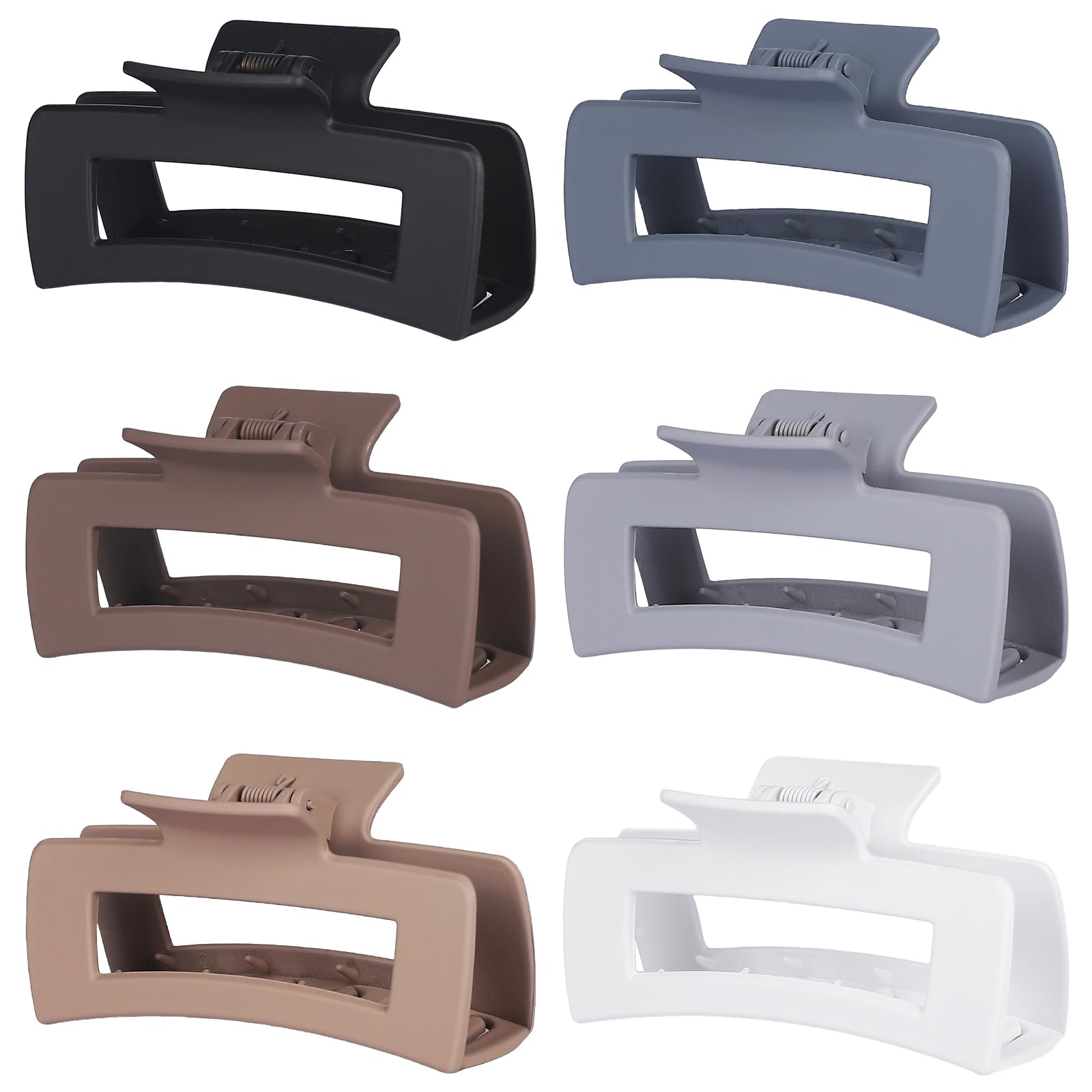 Sisiaipu front view of six-piece clip pack showing color range and size benefit