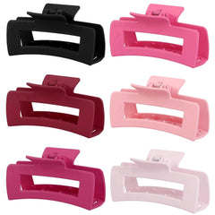 Sisiaipu front packaging pink set showing six clips and benefit of coordinated shades