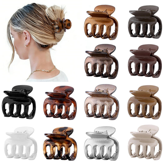 Sisiaipu front packaging showing full 12-piece clip set and color variety for outfit matching