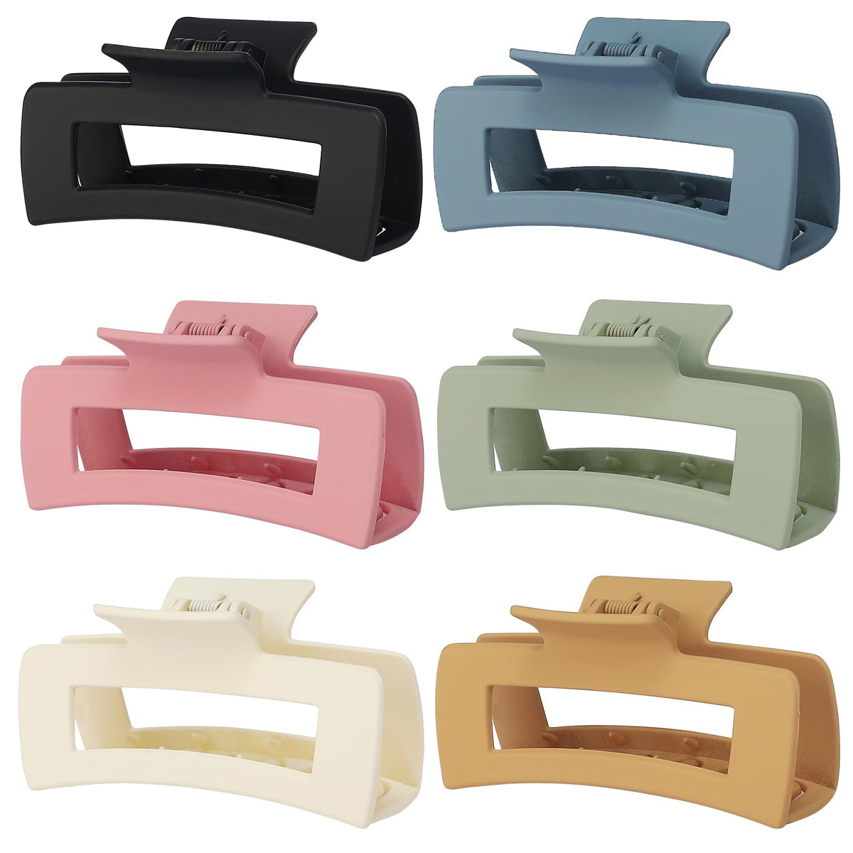 sisiaipu front packaging showing six colorful clips and clear product view for easy selection