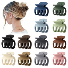 Sisiaipu front packshot showing twelve colorful small claw clips for outfit coordination