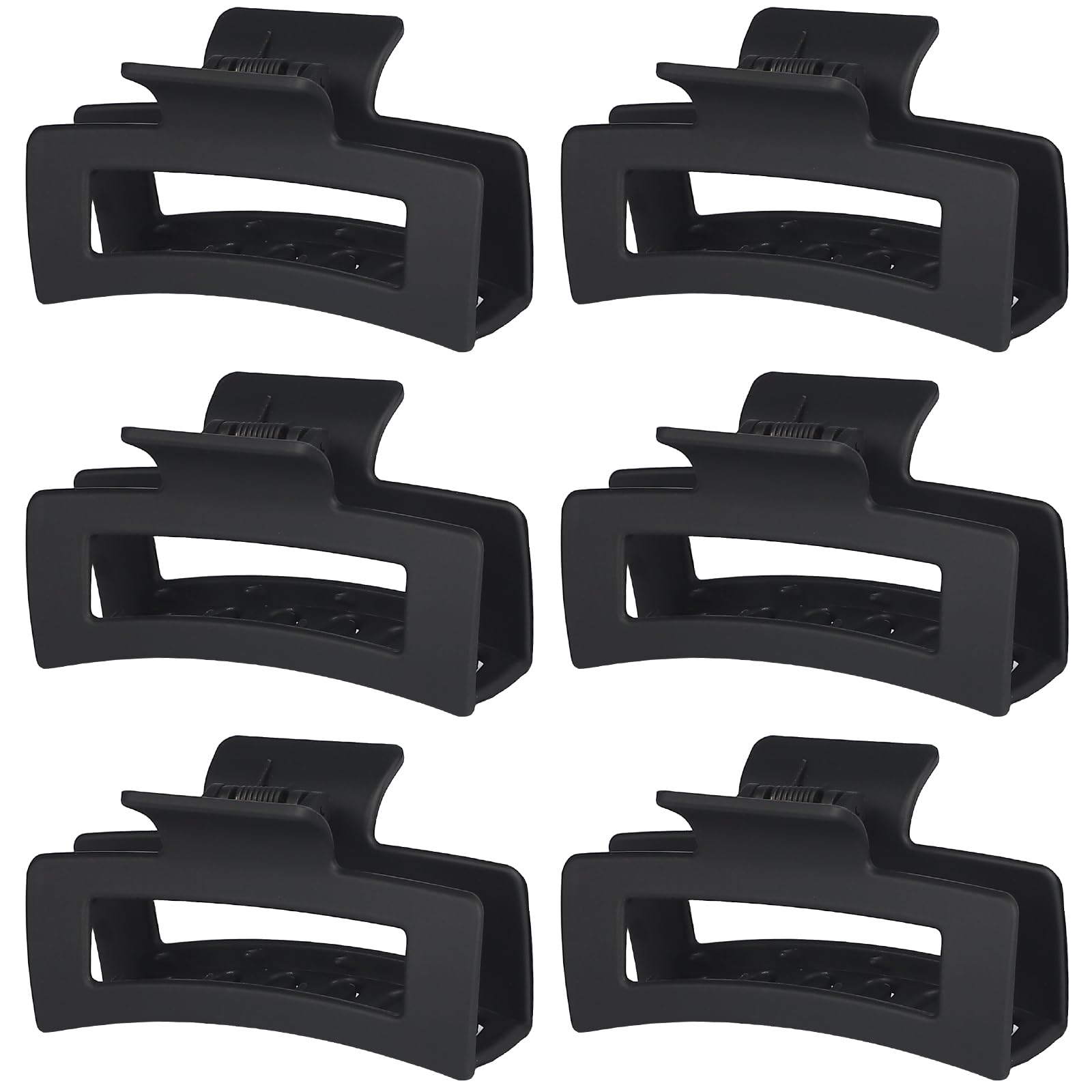 Sisiaipu front view black clip showing rectangular jaw for secure hold