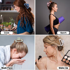 Sisiaipu used in a half-up hairstyle, illustrating quick everyday styling convenience