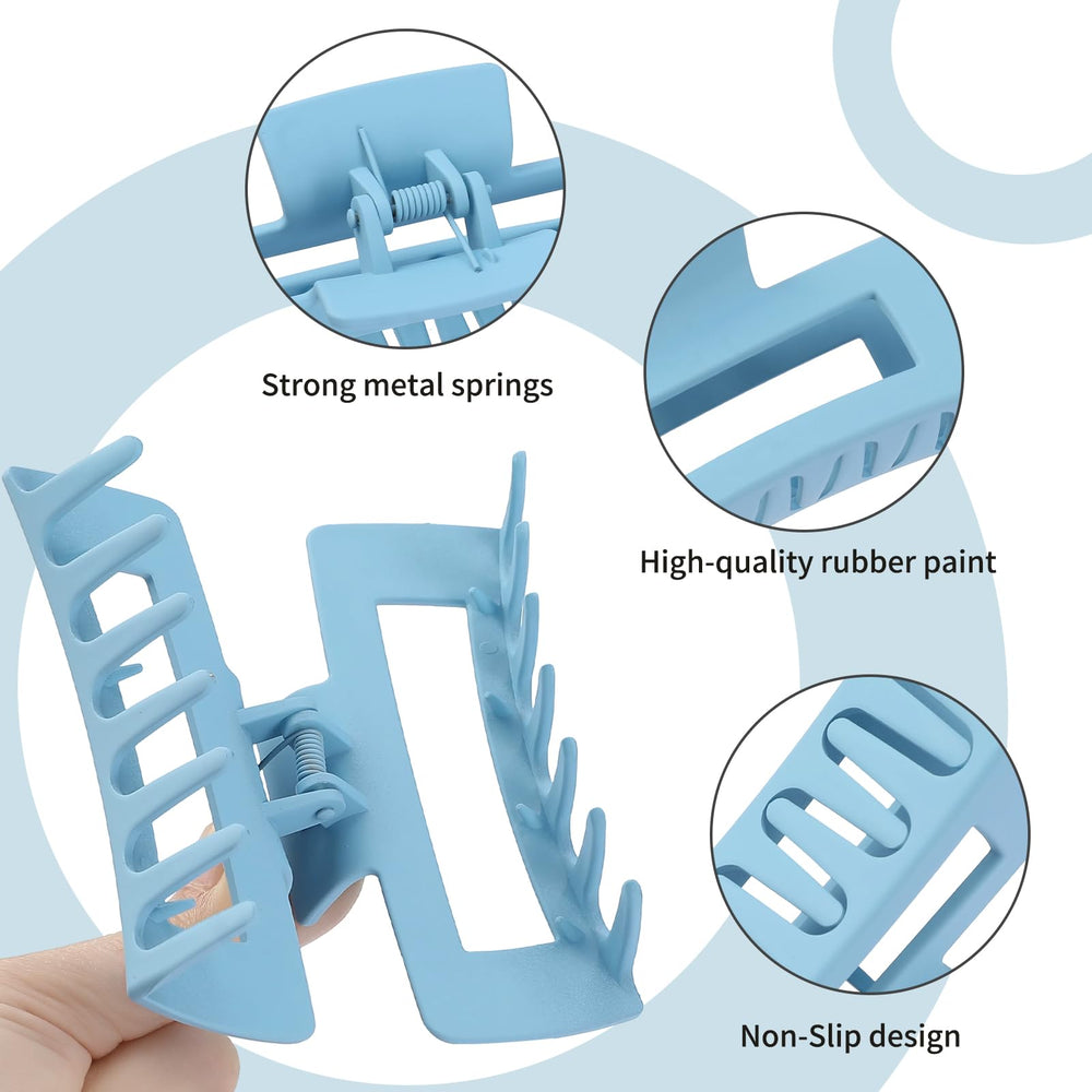 Sisiaipu clip securing a full bun to demonstrate strong hold on thick hair