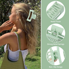 Sisiaipu clip in hair half-up style demonstrating no-crease convenience