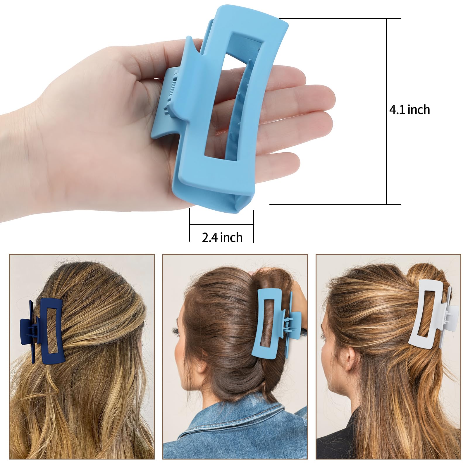 Sisiaipu clip held in hand to show true 4-inch scale and comfortable grip