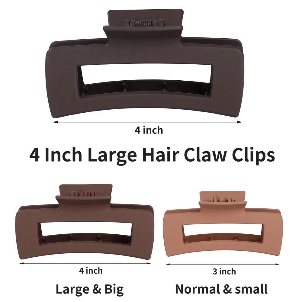 Sisiaipu profile of clip opened showing wide jaw for thick hair benefit