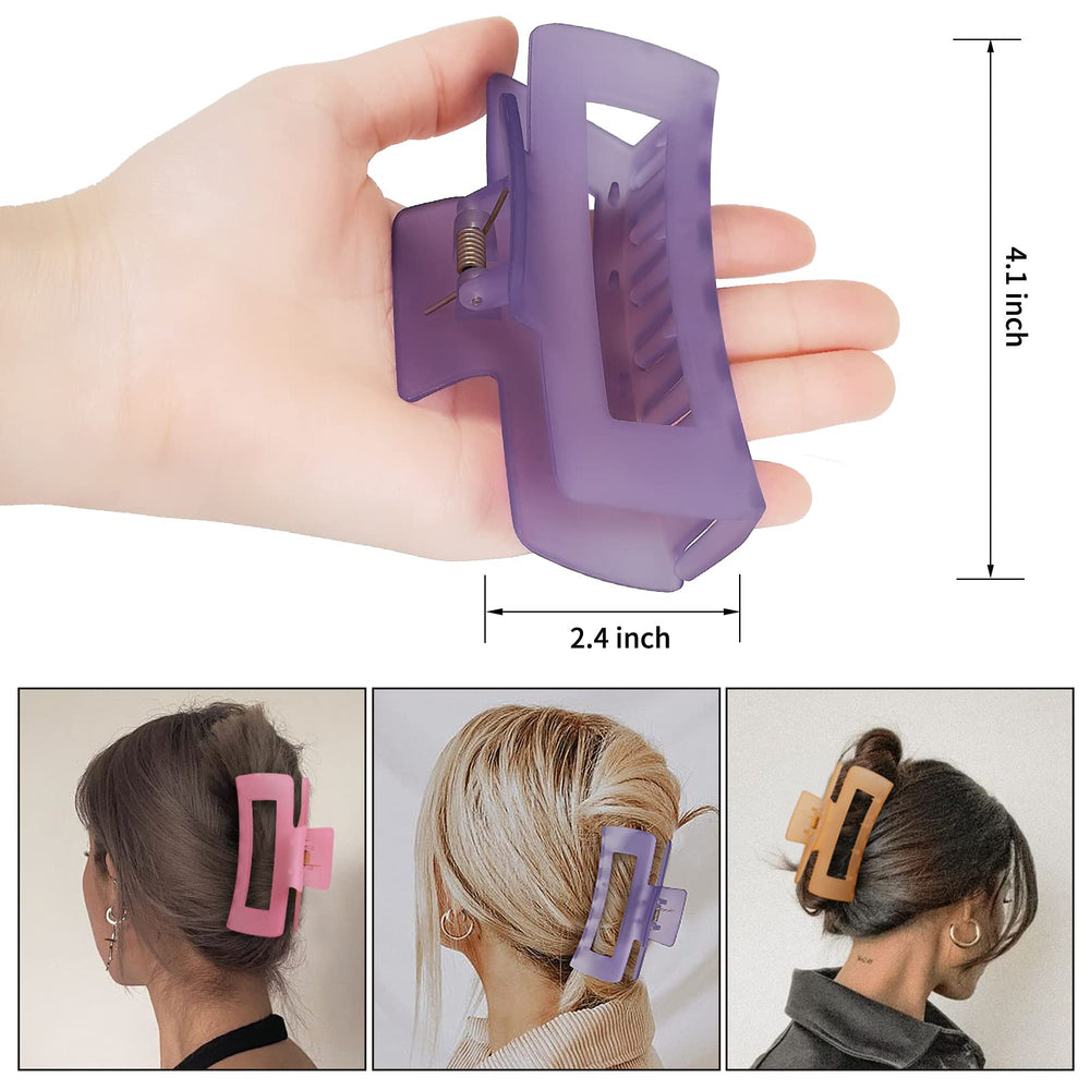 Sisiaipu textured rubber paint finish on acrylic clip for secure non-slip hold