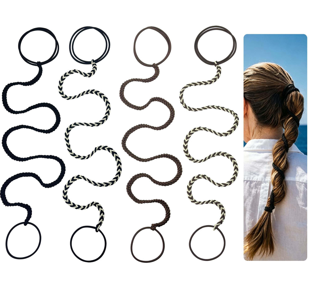 SISYOUP front packaging showing the 4-pack hair ties and benefits