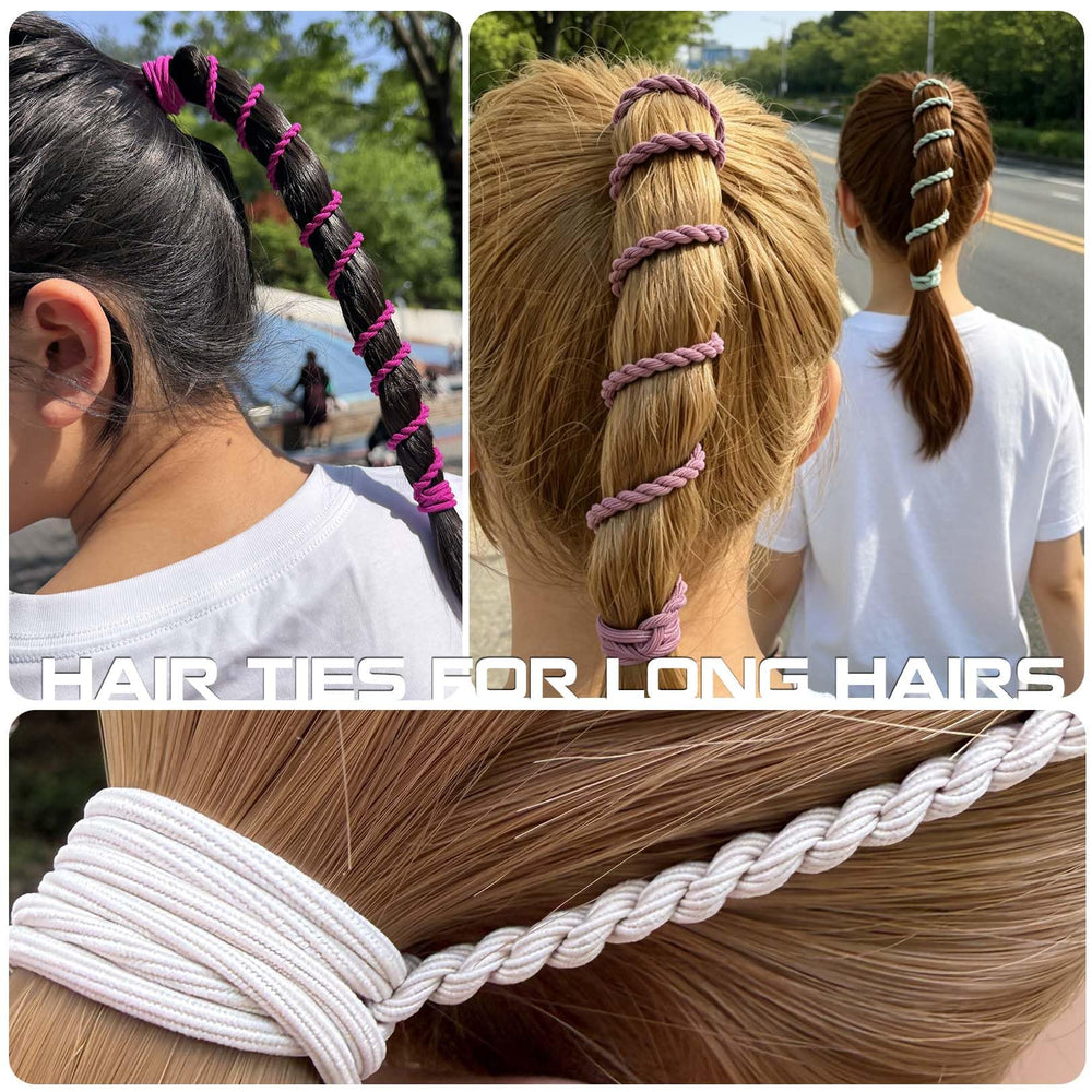 SISYOUP hair tie securing a high ponytail for secure all-day hold