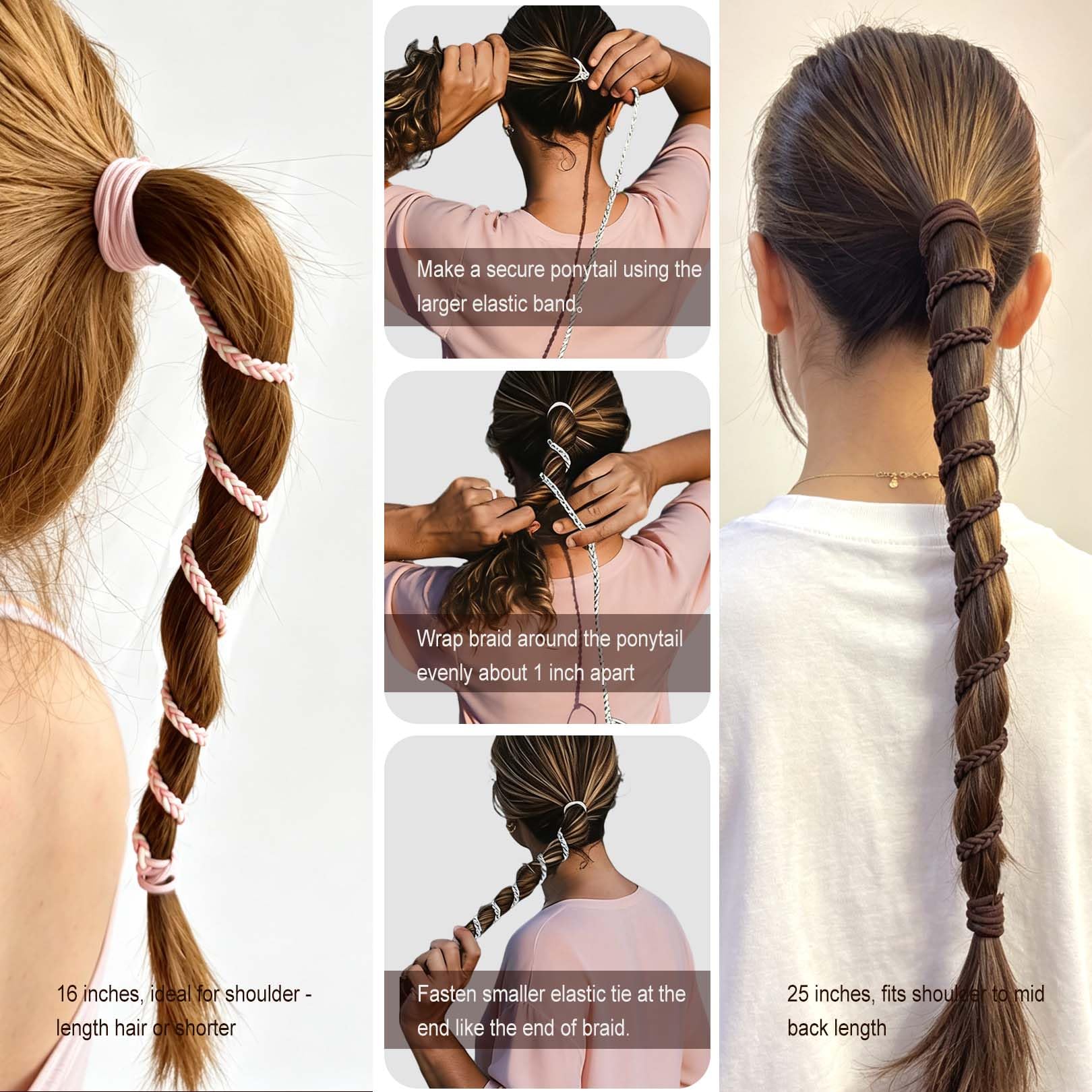 SISYOUP hair tie in pool keeping hair secure while swimming