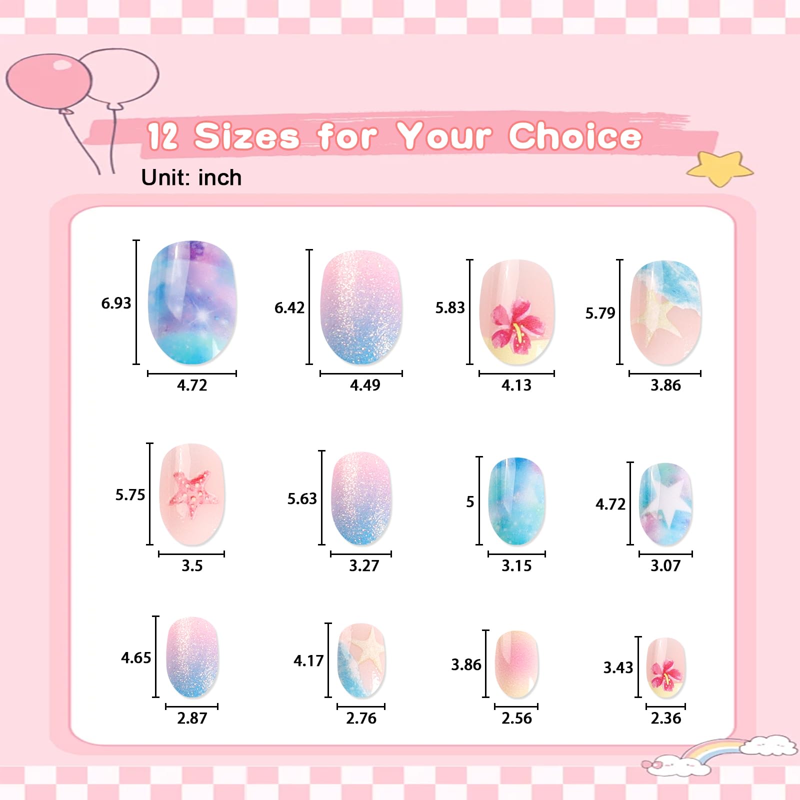 SIUSIO nails applied on a child’s hand in a lifestyle scene, demonstrates wearable look