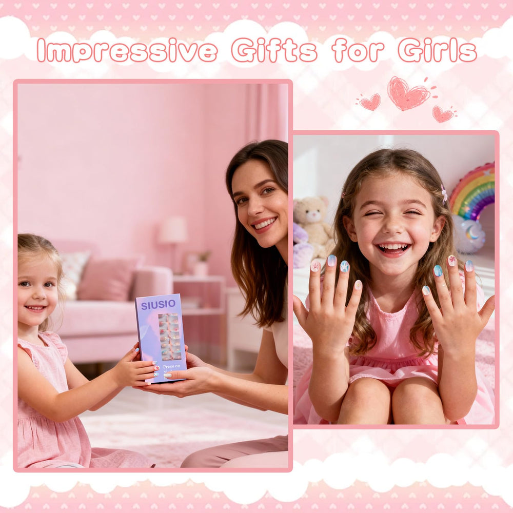 SIUSIO kit tools array with glue, stickers, file and stick, offers easy application
