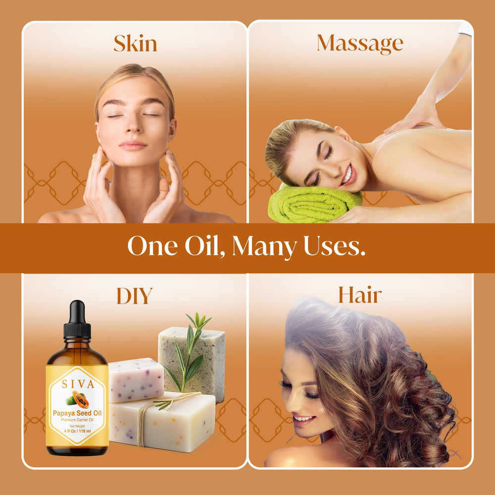 SIVA oil on hand being massaged into skin to show hydration benefit