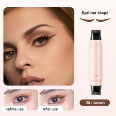 SIVSEA eyeliner pen held in hand showing size and travel-friendly benefit