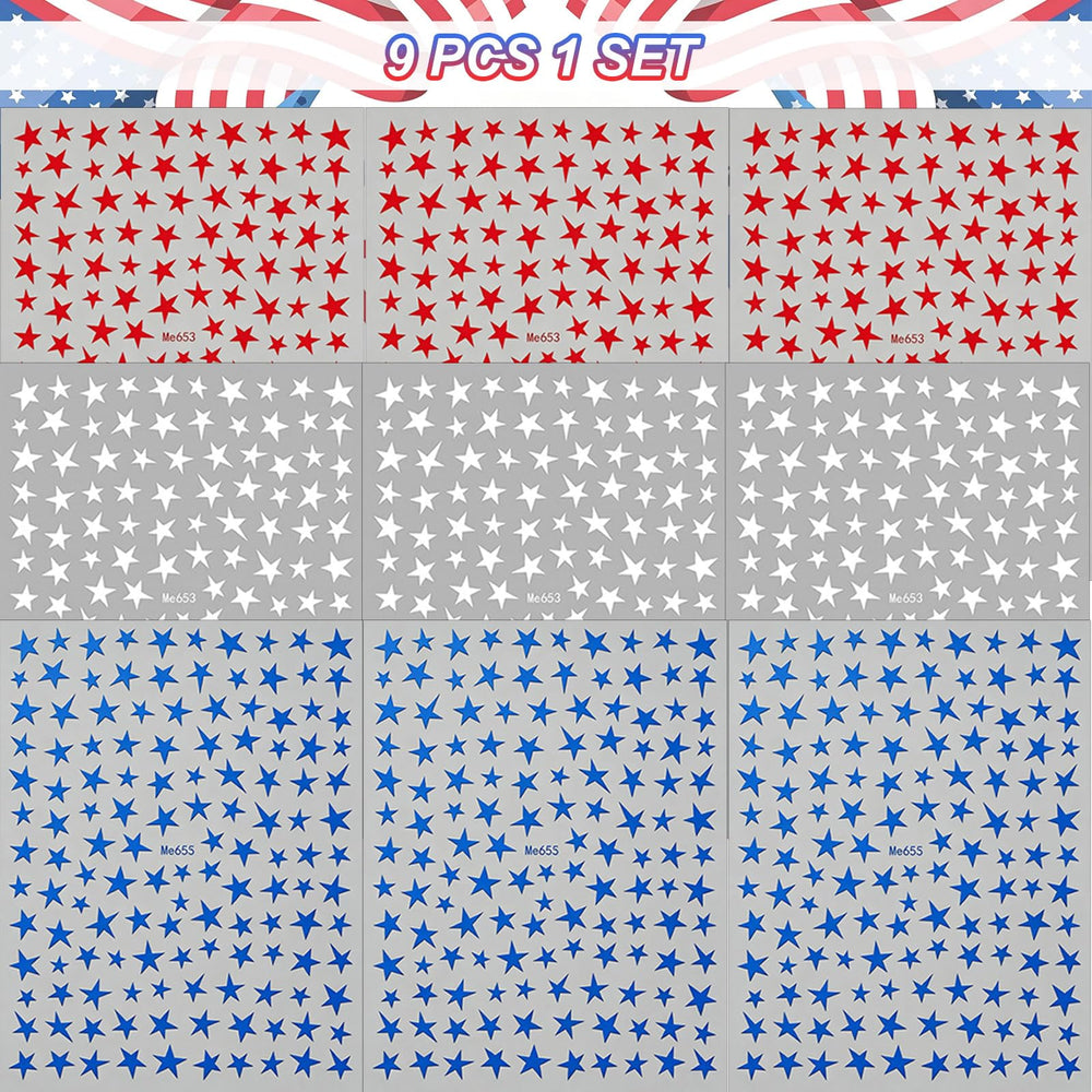 Siznkore stars decorating a phone case adding patriotic craft flair