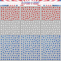 Siznkore stars decorating a phone case adding patriotic craft flair