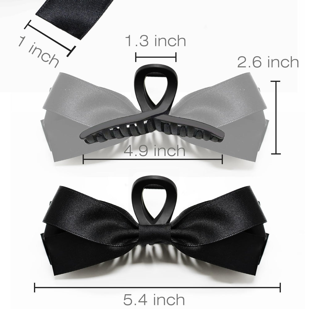 Sizobi satin bow close-up highlighting smooth texture and style