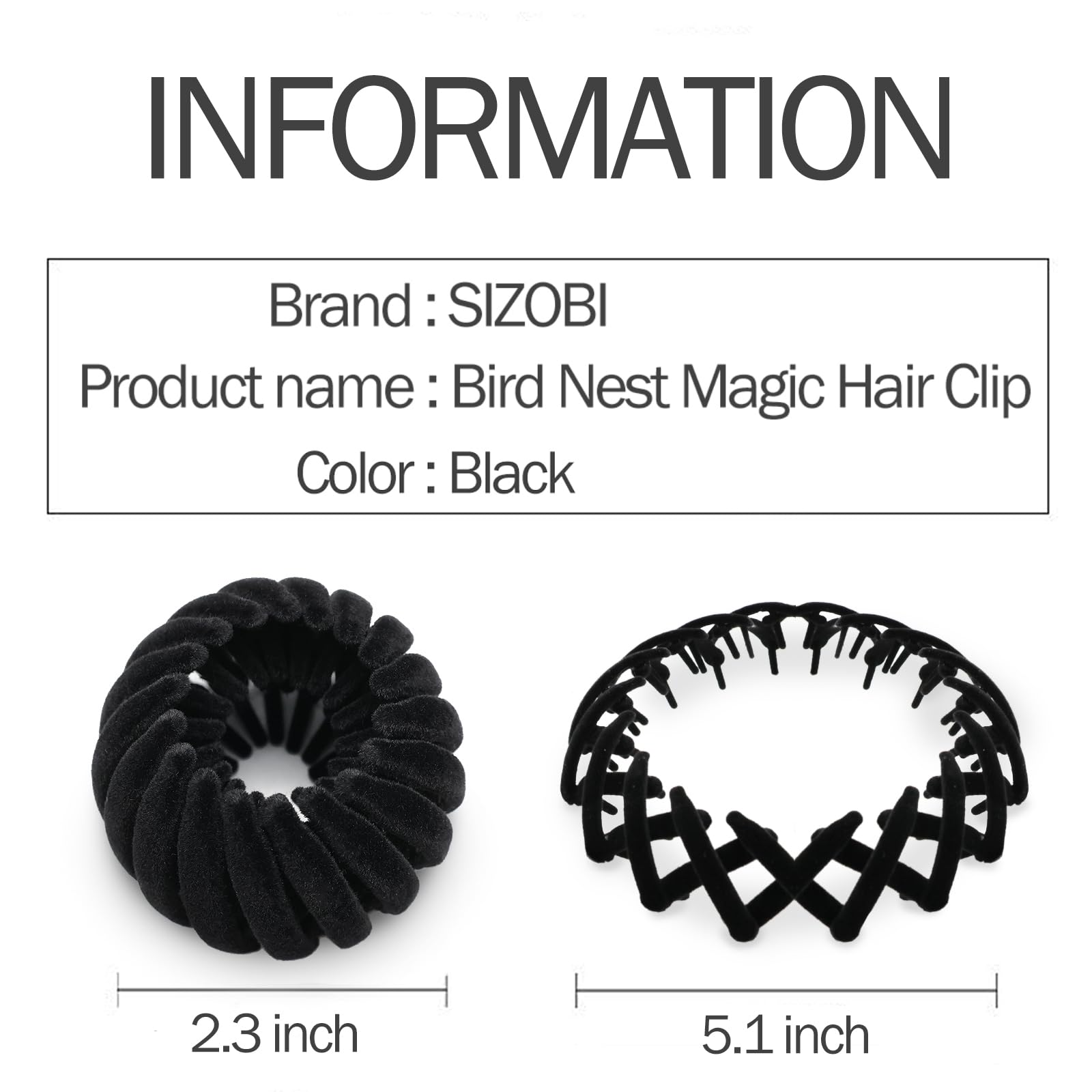 Sizobi expandable pin detail showing adjustable size for secure, comfortable hold