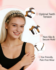 Sizobi detailed shot of rounded teeth preventing snagging and holding hair