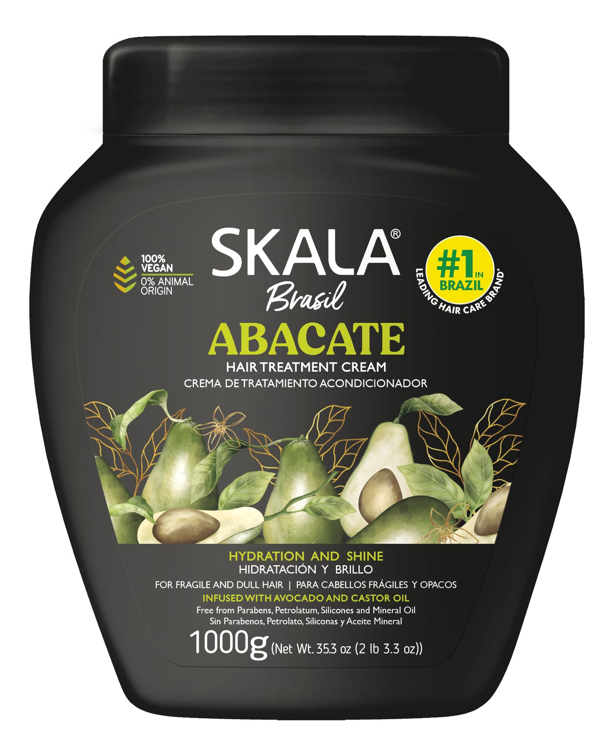 SKALA Brasil jar front view showing label and 1000g size for value