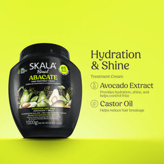 SKALA Brasil creamy avocado texture close-up demonstrating rich hydration