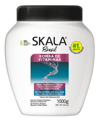 SKALA Brasil jar front view showing label and large 35.2 oz size benefit