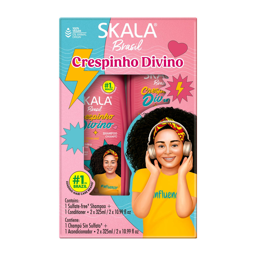 SKALA EXPERT kit front packaging showing both 10.9 fl oz bottles and benefits