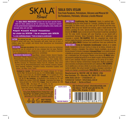 SKALA creamy texture close-up demonstrating slip for gentler detangling