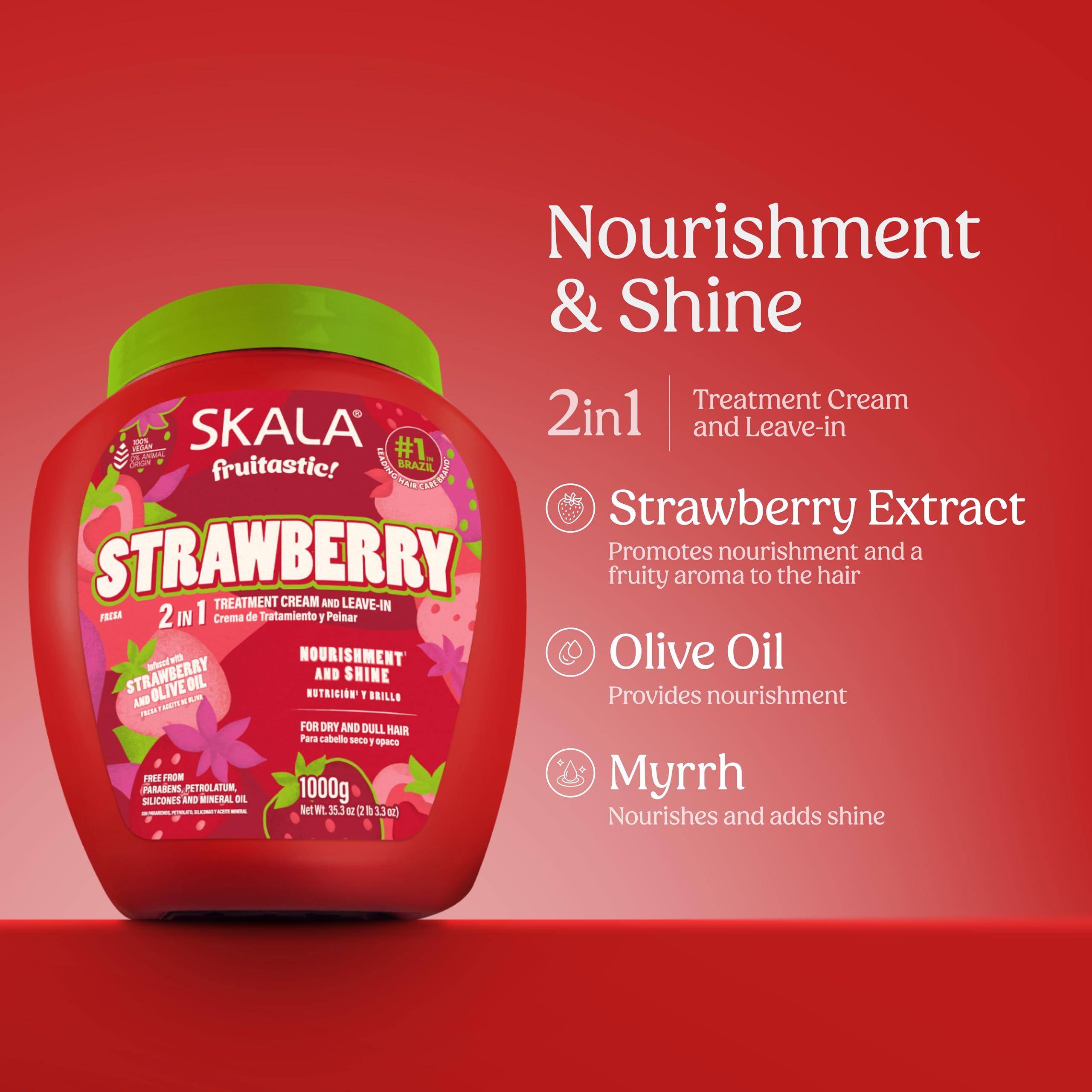 SKALA cream texture close-up showing smooth consistency for easy application